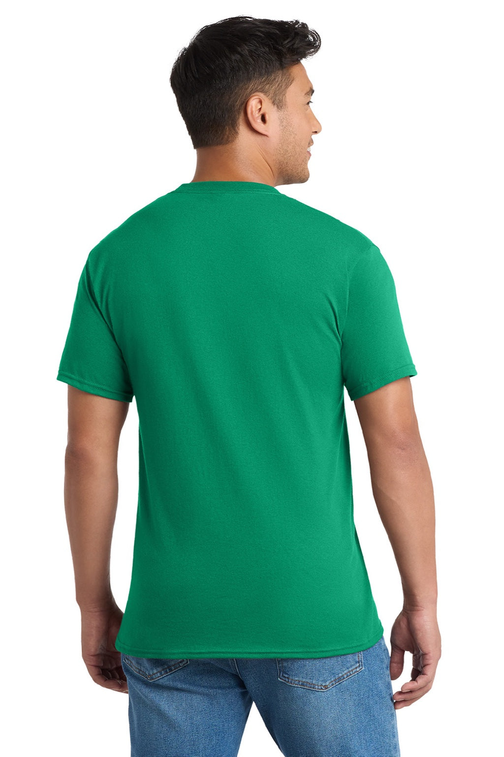 Mens Core Short Sleeve Crewneck T-Shirt w/ Pocket - Kelly Green