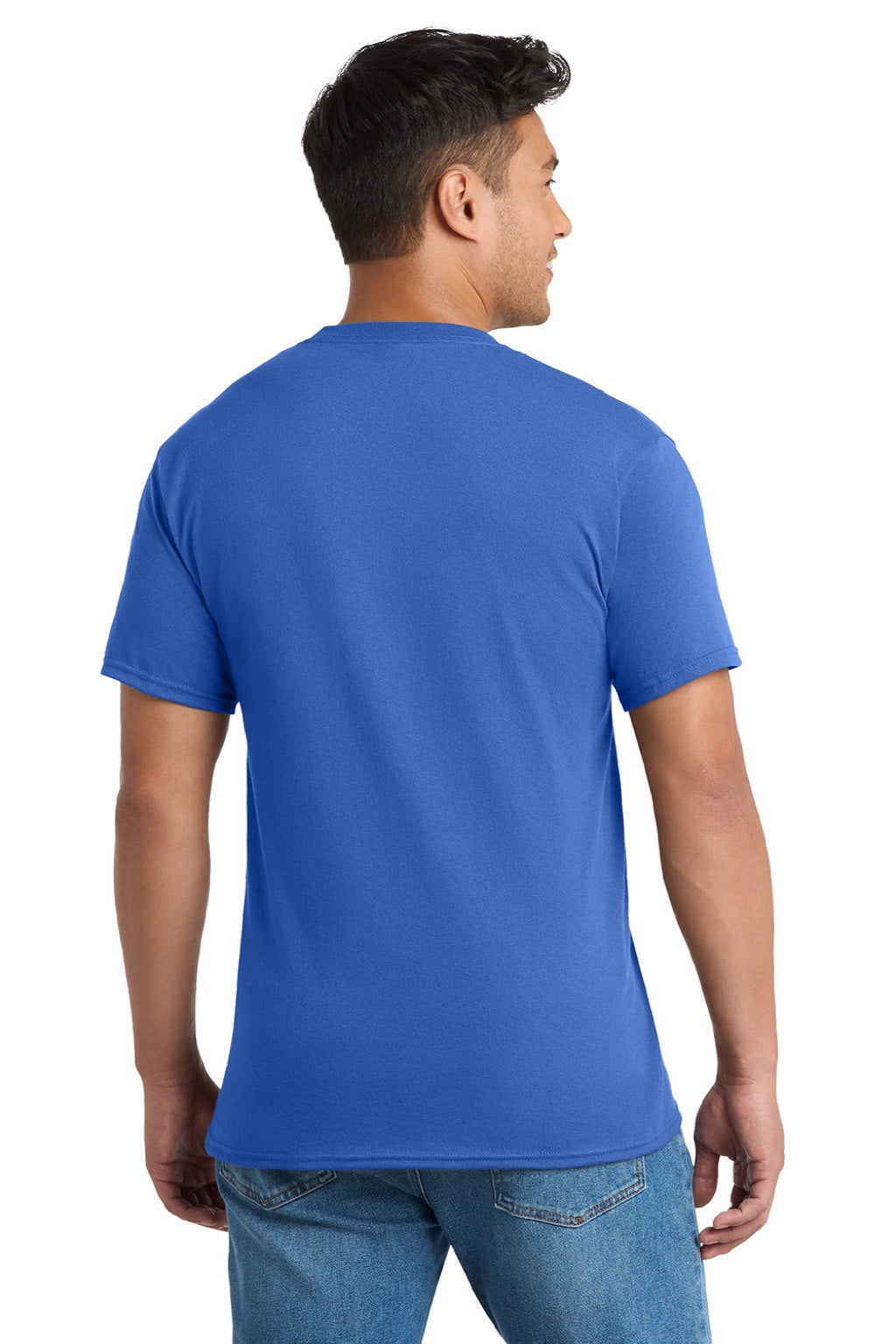 Mens Core Short Sleeve Crewneck T-Shirt w/ Pocket - Royal Blue