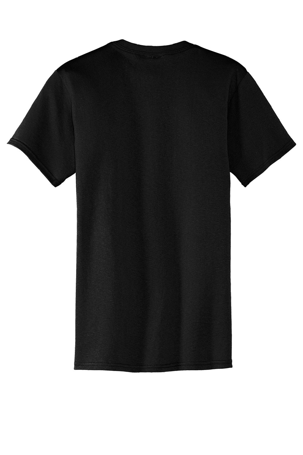 Mens Core Short Sleeve Crewneck T-Shirt w/ Pocket - Jet Black