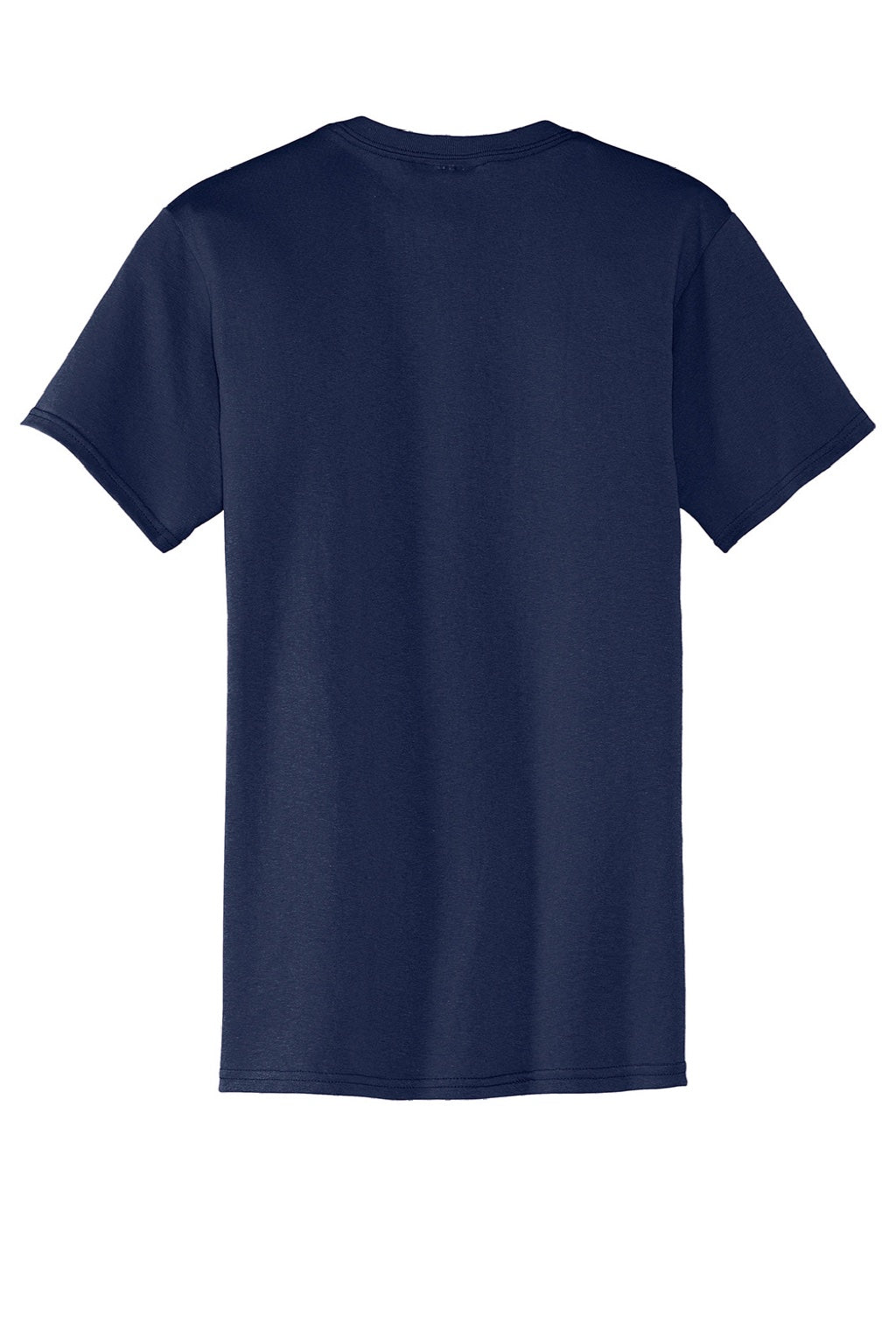 Mens Core Short Sleeve Crewneck T-Shirt w/ Pocket - Navy Blue