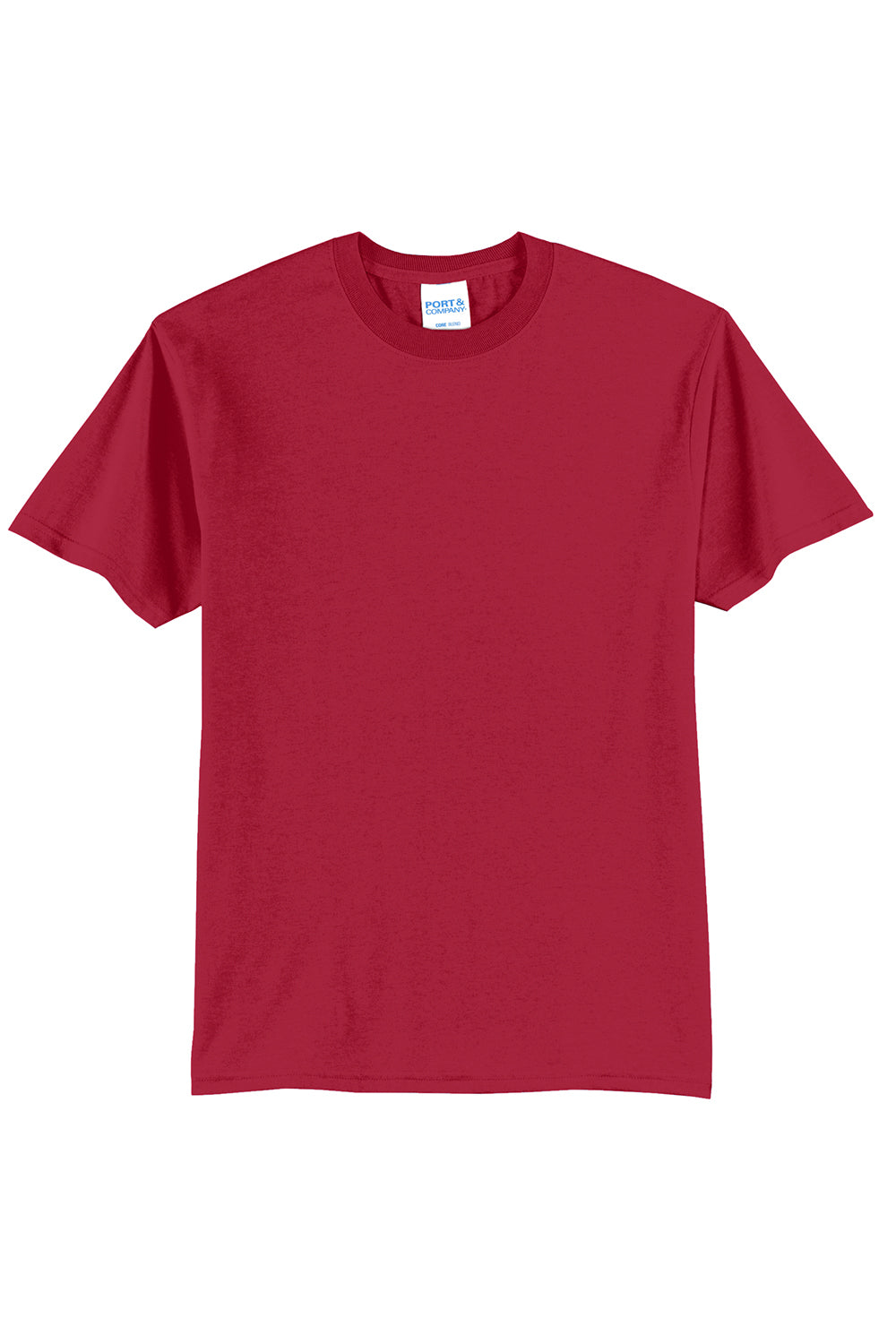 Mens Core Short Sleeve Crewneck T-Shirt - Red