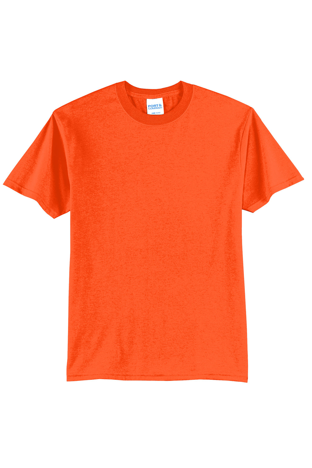 Mens Core Short Sleeve Crewneck T-Shirt - Safety Orange