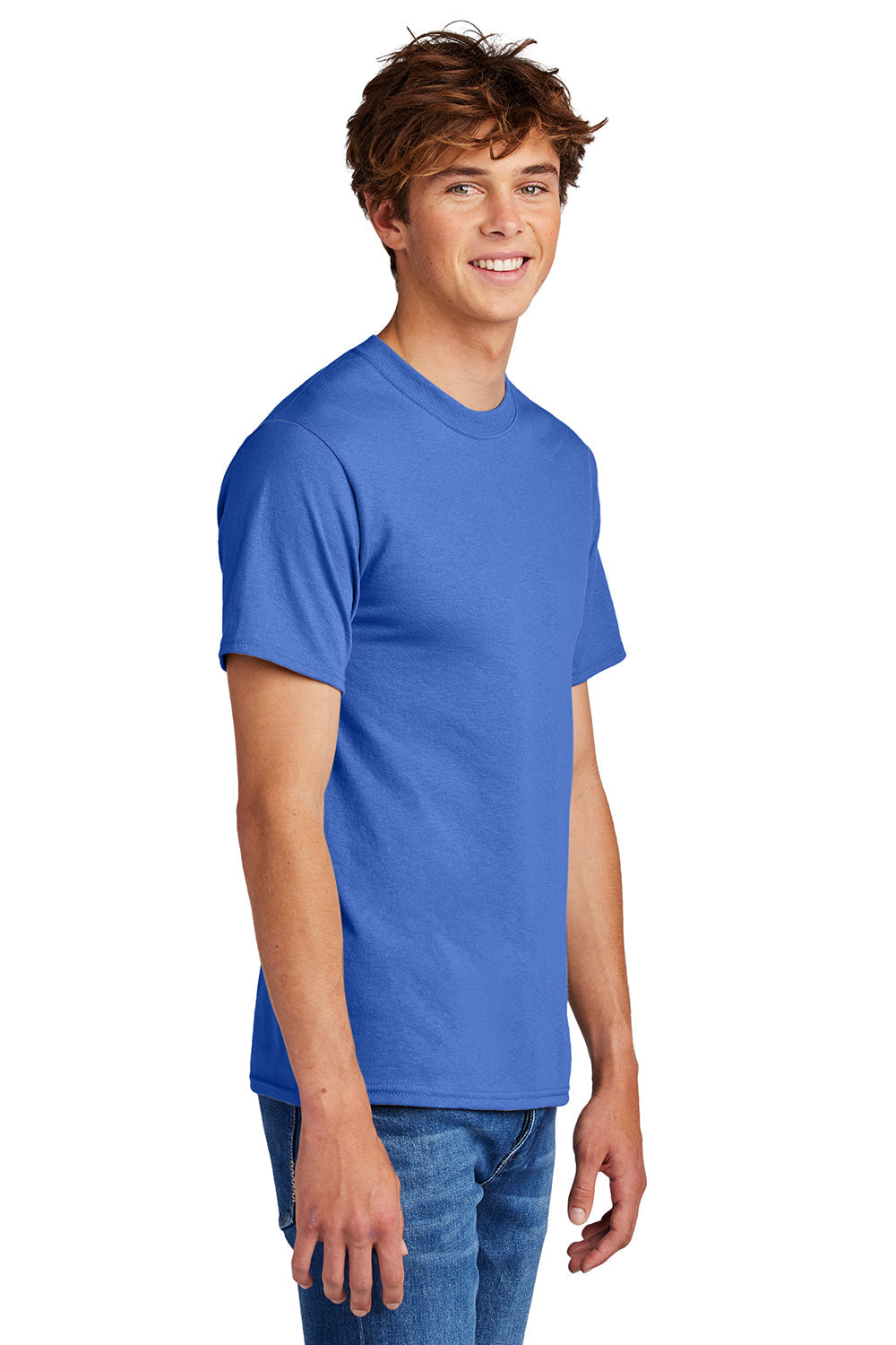Mens Core Short Sleeve Crewneck T-Shirt - Royal Blue