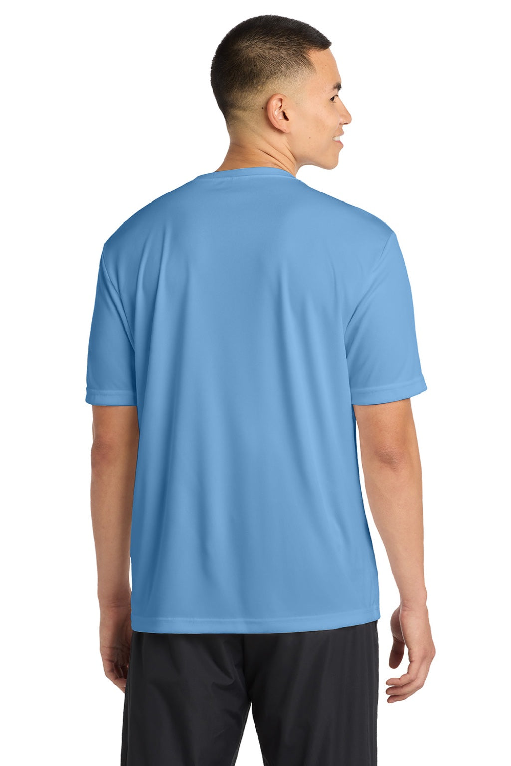 Sport-Tek Mens Competitor Moisture Wicking Short Sleeve Crewneck T-Shirt - Carolina Blue