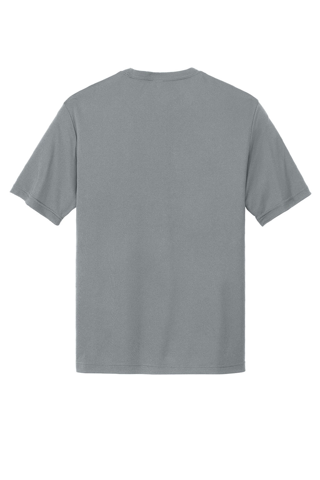 Sport-Tek Mens Competitor Moisture Wicking Short Sleeve Crewneck T-Shirt - Concrete Grey