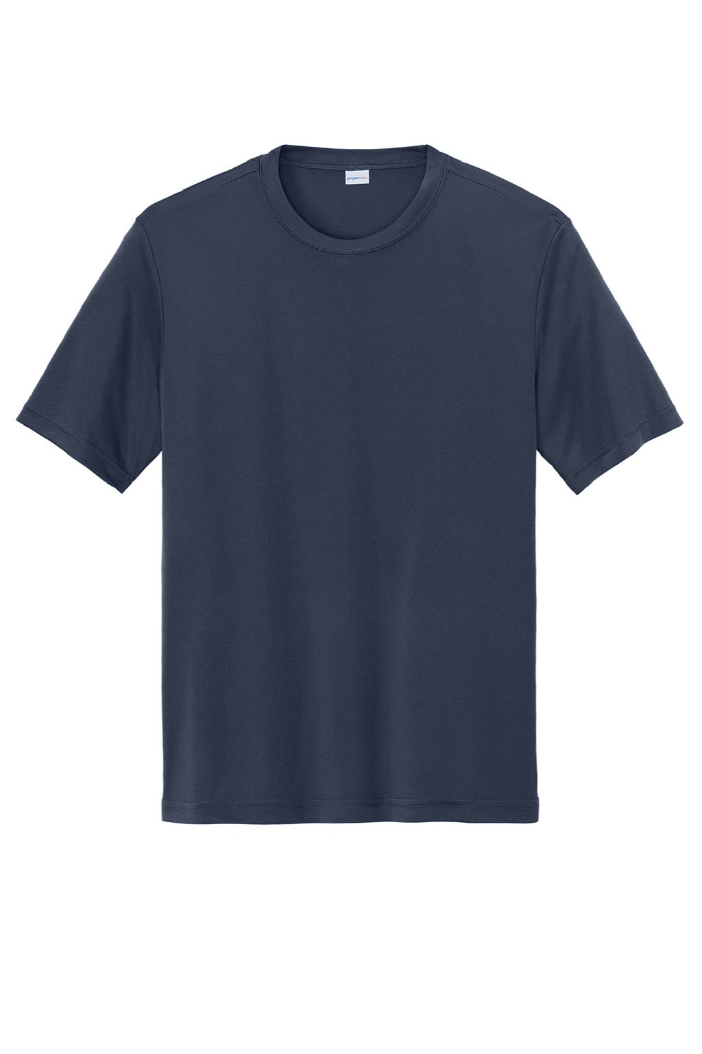 Sport-Tek Mens Competitor Moisture Wicking Short Sleeve Crewneck T-Shirt - True Navy Blue