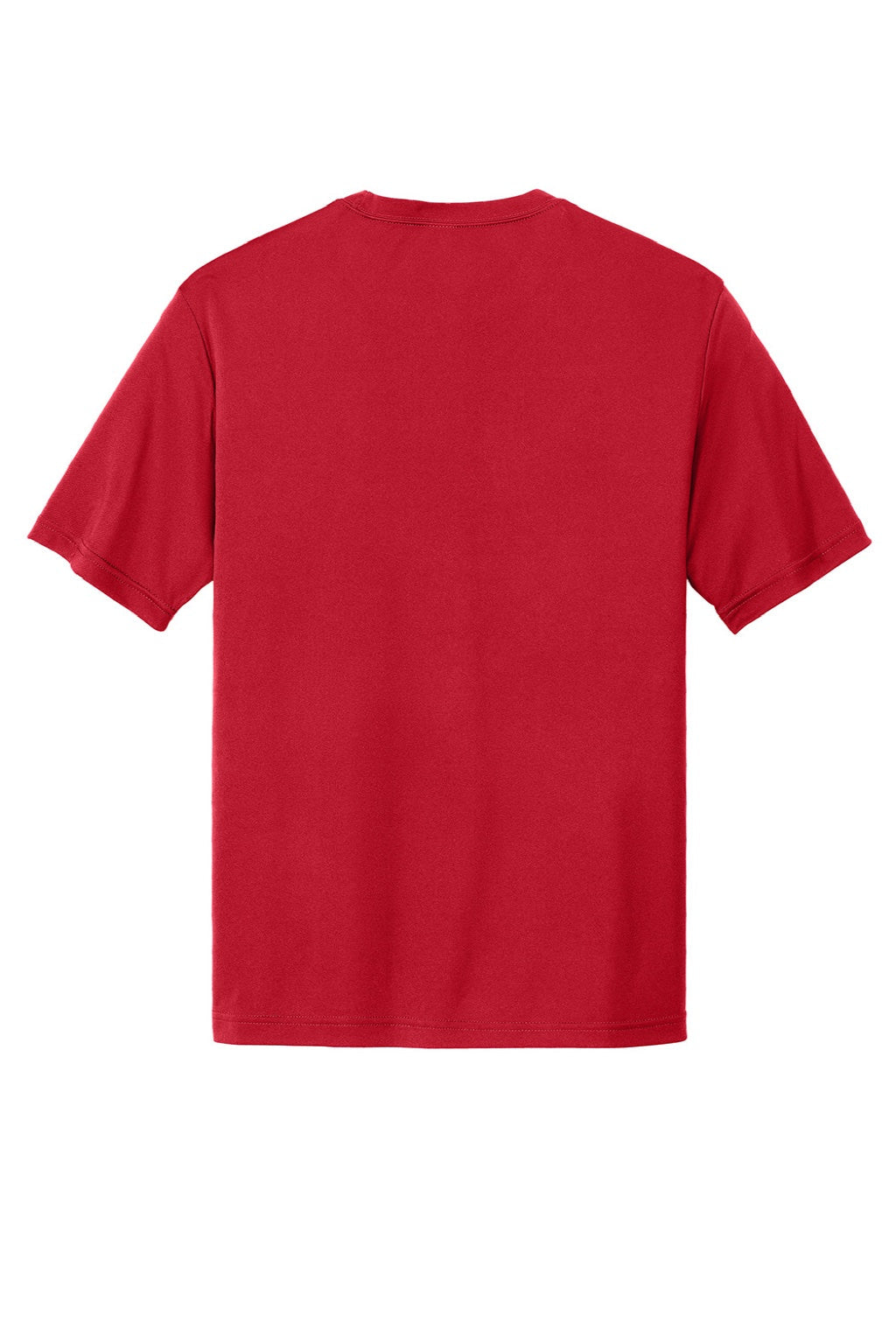 Sport-Tek Mens Competitor Moisture Wicking Short Sleeve Crewneck T-Shirt - True Red