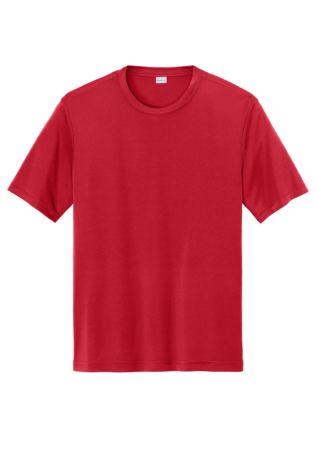 Sport-Tek Mens Competitor Moisture Wicking Short Sleeve Crewneck T-Shirt - True Red