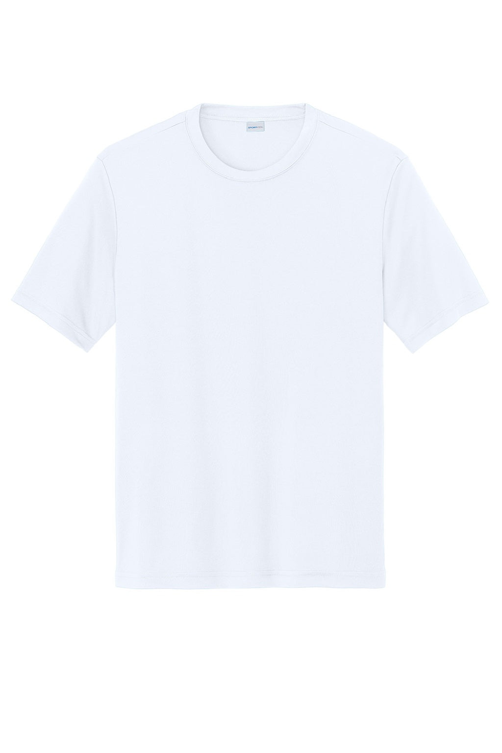 Sport-Tek Mens Competitor Moisture Wicking Short Sleeve Crewneck T-Shirt - White